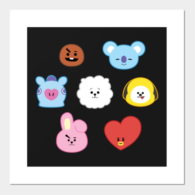 BTS BT21 - Bts - Posters and Art Prints | TeePublic